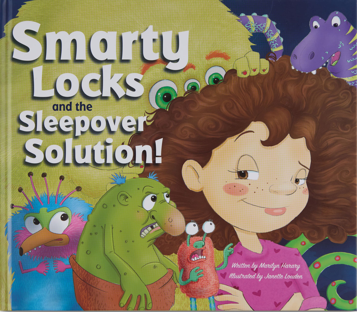 Book cover of 'Smarty Locks and the Sleepover Solution!' 